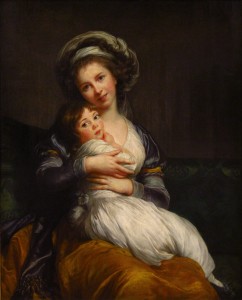 Elisabeth-Louise Vigée le Brun, Self-Portrait with daughter, 1786